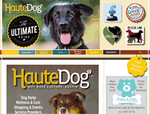 Tablet Screenshot of hautedogmagazine.com